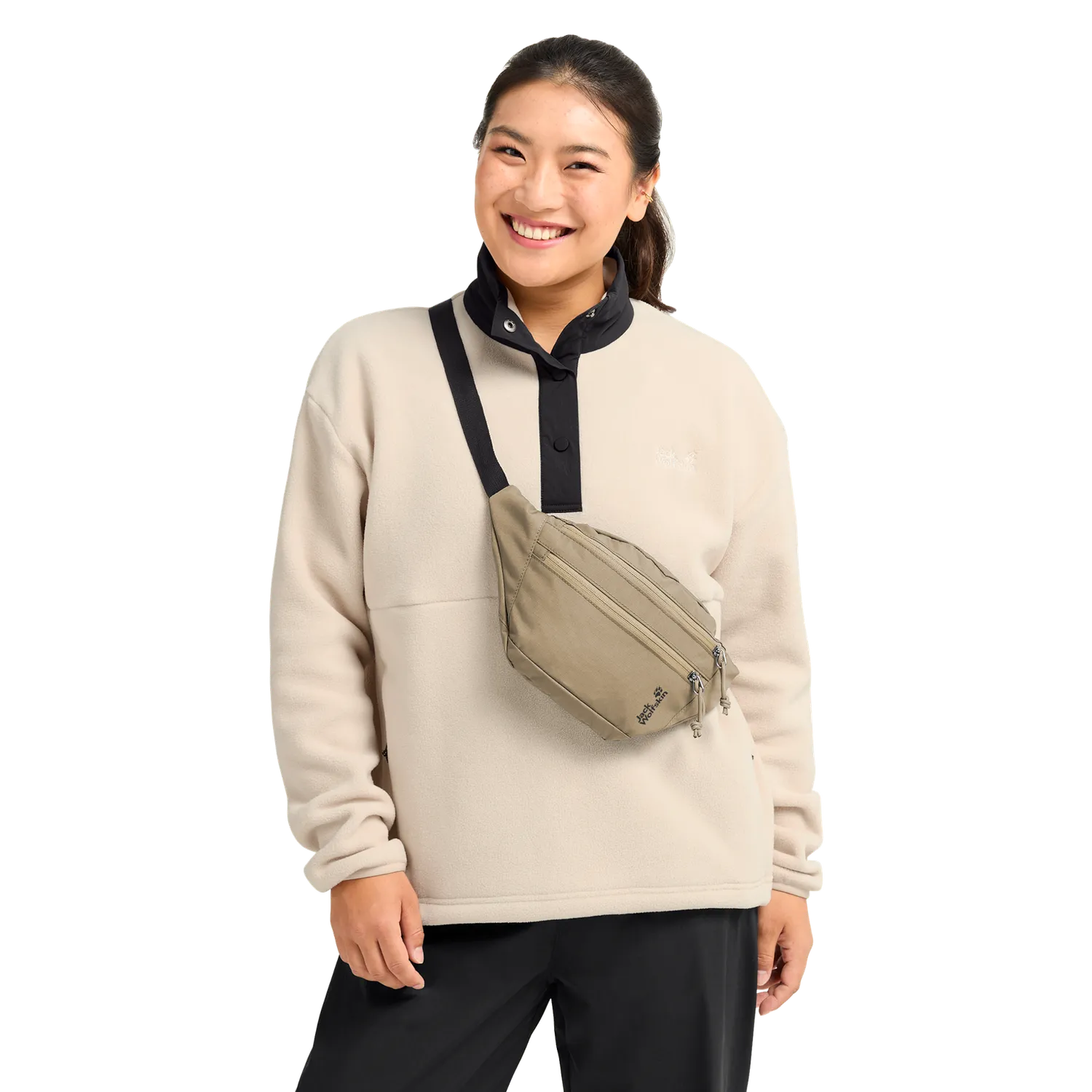 Jack Wolfskin Konya Hipbag banane taille unique noire