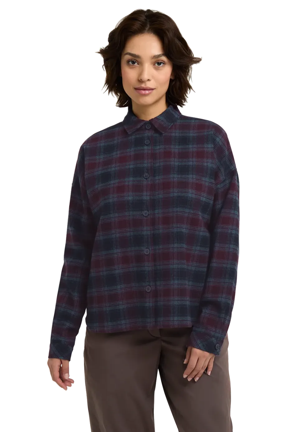 Jack Wolfskin Baja Flannel Shirt chemise femme coton