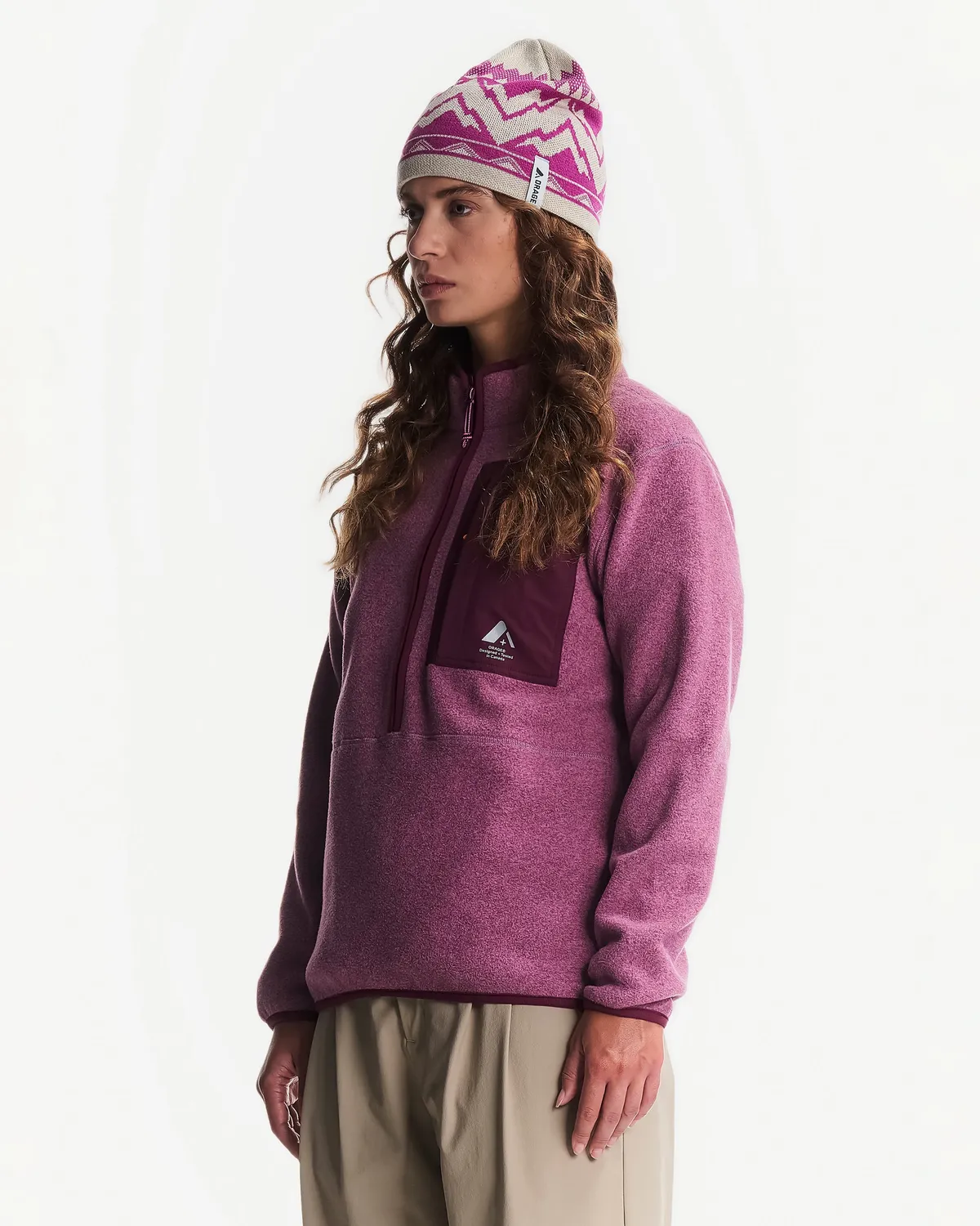 Orage Hunter polaire demi-zip femme Bud