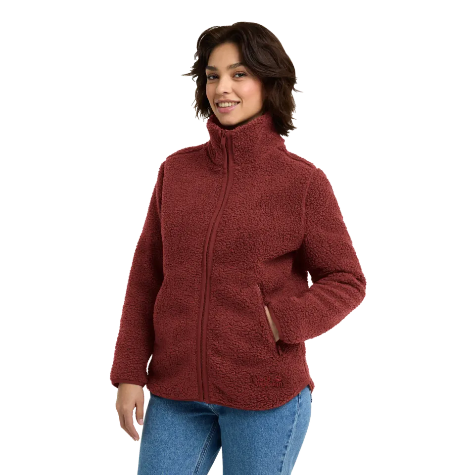 Jack Wolfskin High Curl Jkt W veste polaire femme sherpa