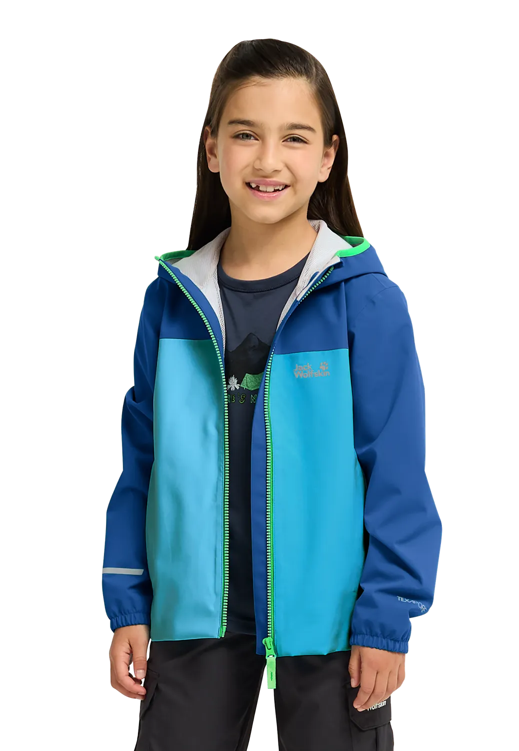 Jack Wolfskin Adventuretribe 2L JKT K veste imperméable enfant capuche