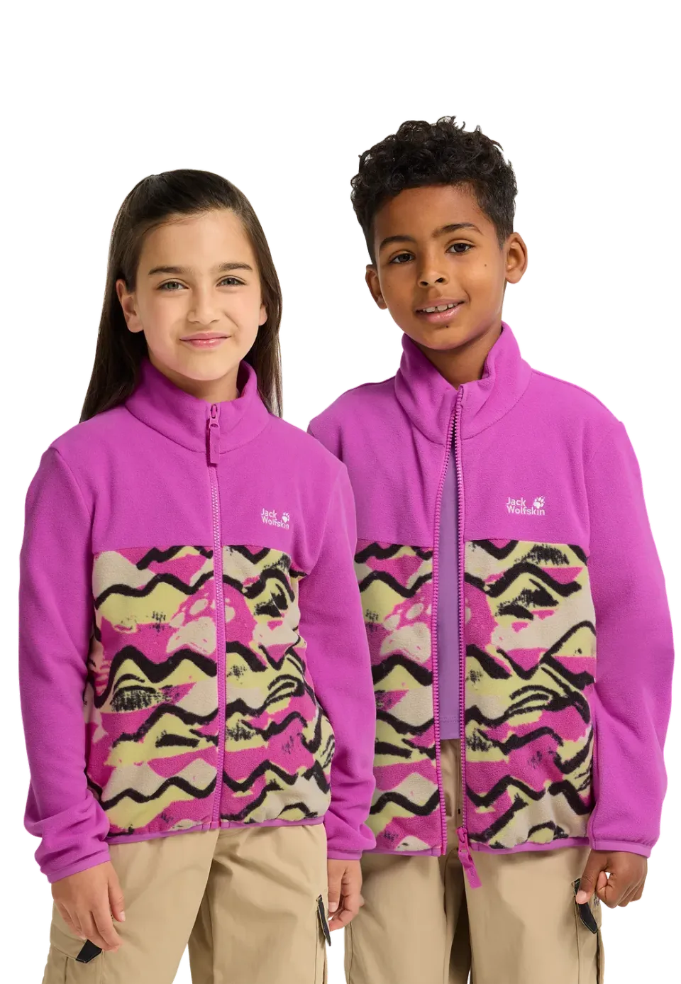 Jack Wolfskin Paw Era 100 Print FZ K polaire enfant imprimée