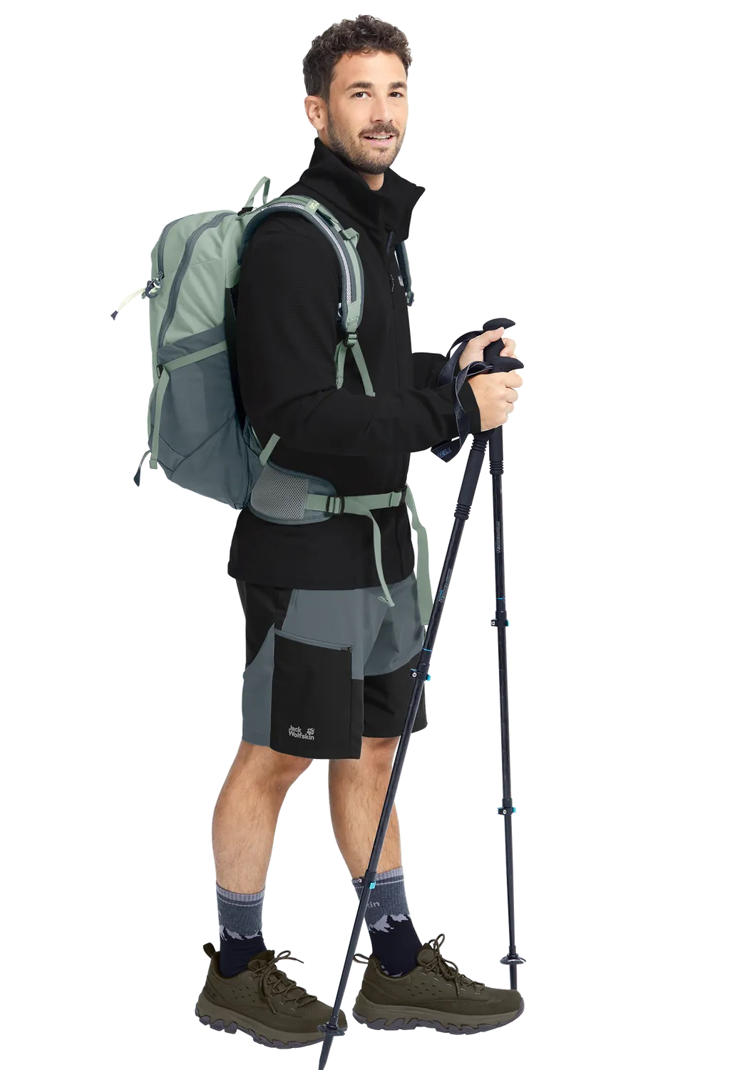 Jack Wolfskin Ridge Hike FZ M polaire homme respirante