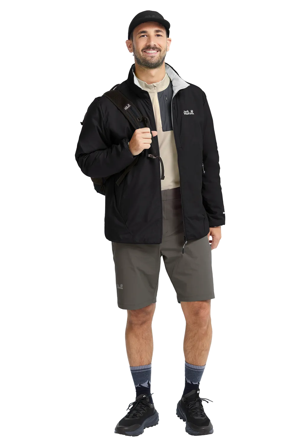 Jack Wolfskin Trail Light Ins 2in1 Jkt M veste homme M