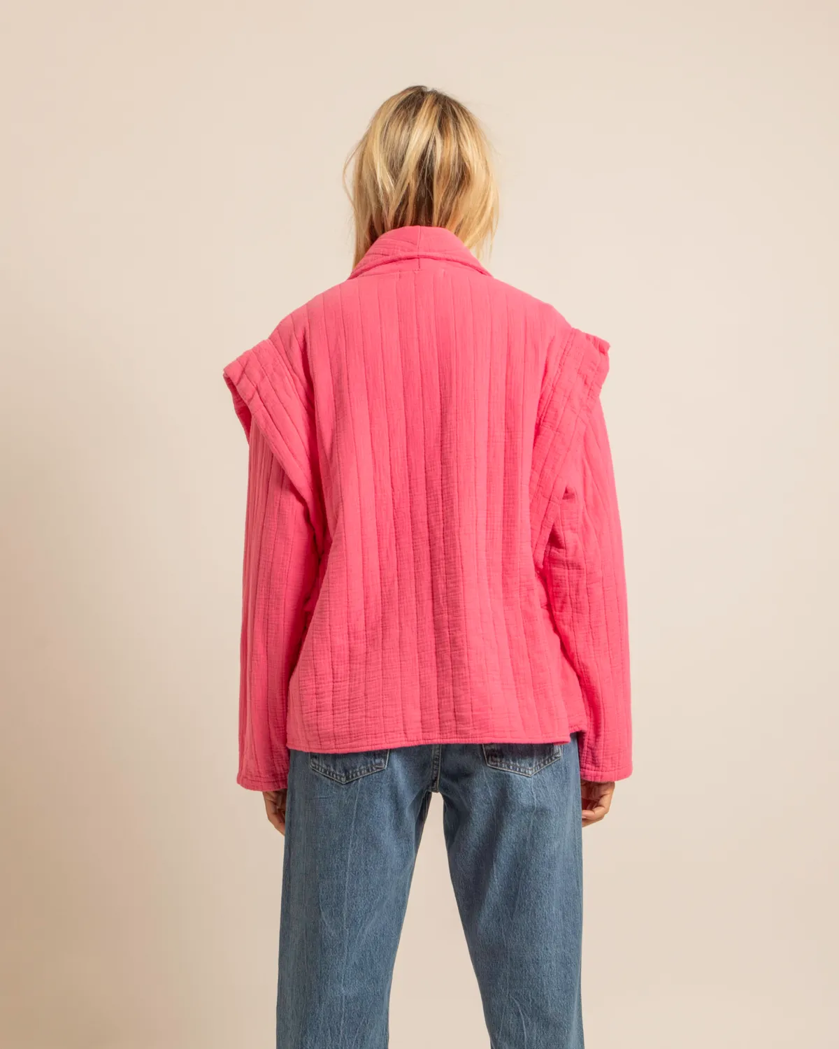 AOKYANOS San Francisco Rose kimono coton taille unique
