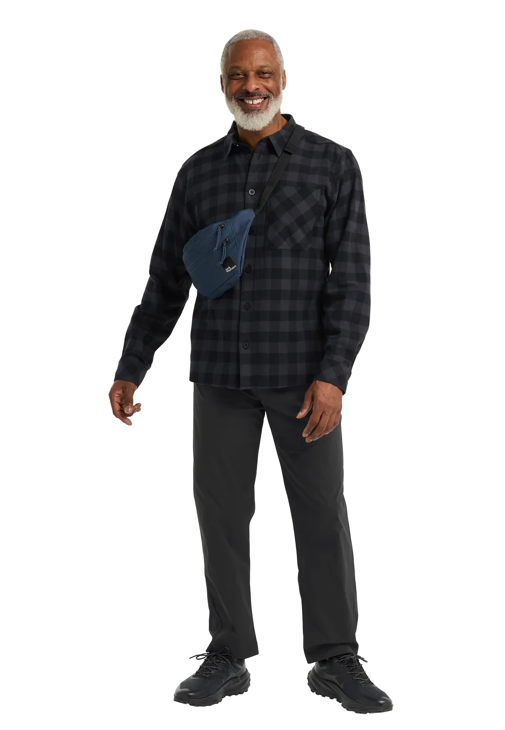 Jack Wolfskin Lite Flannel Shirt M chemise homme carreaux