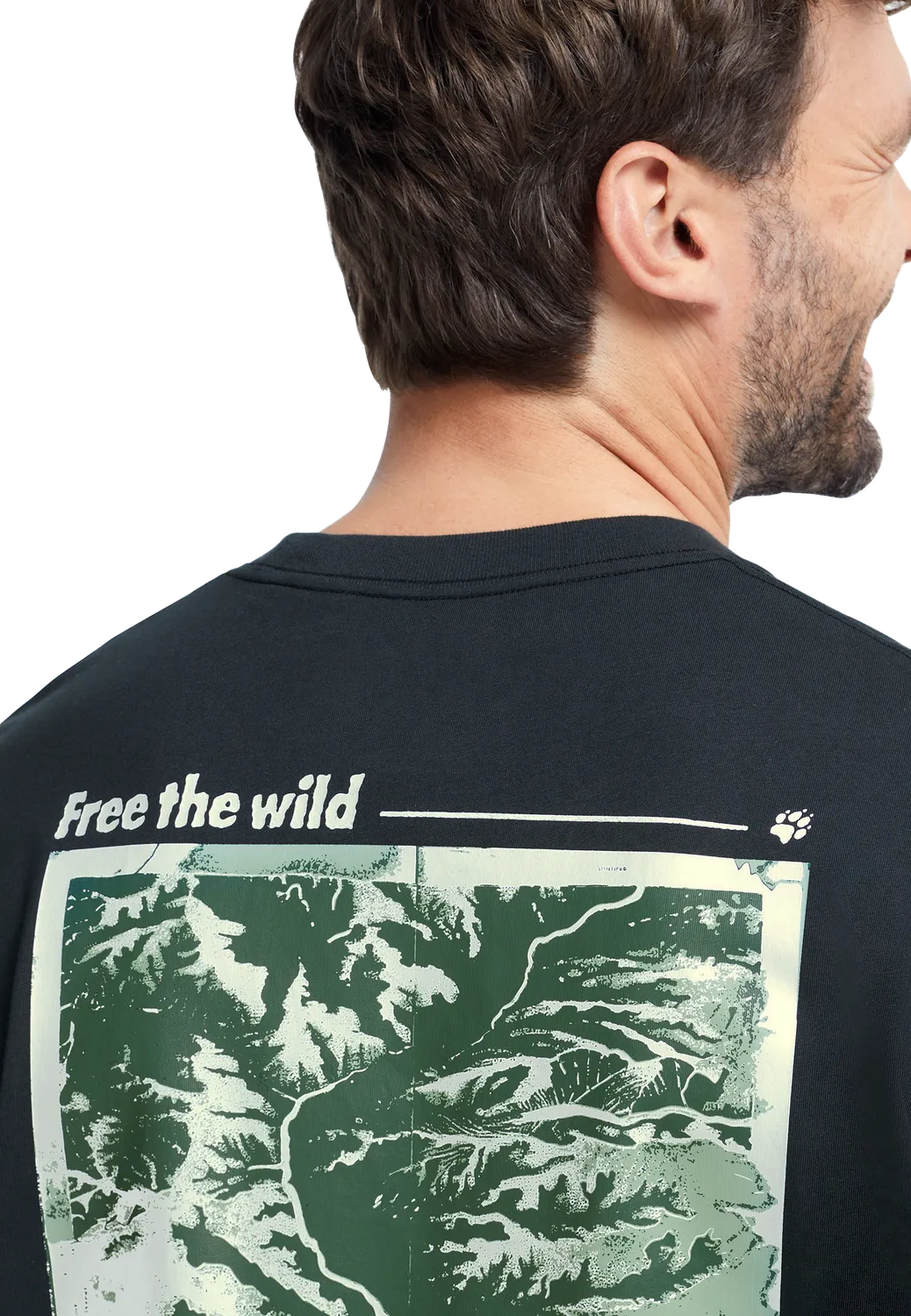 Jack Wolfskin Confident t-shirt homme coton imprimé