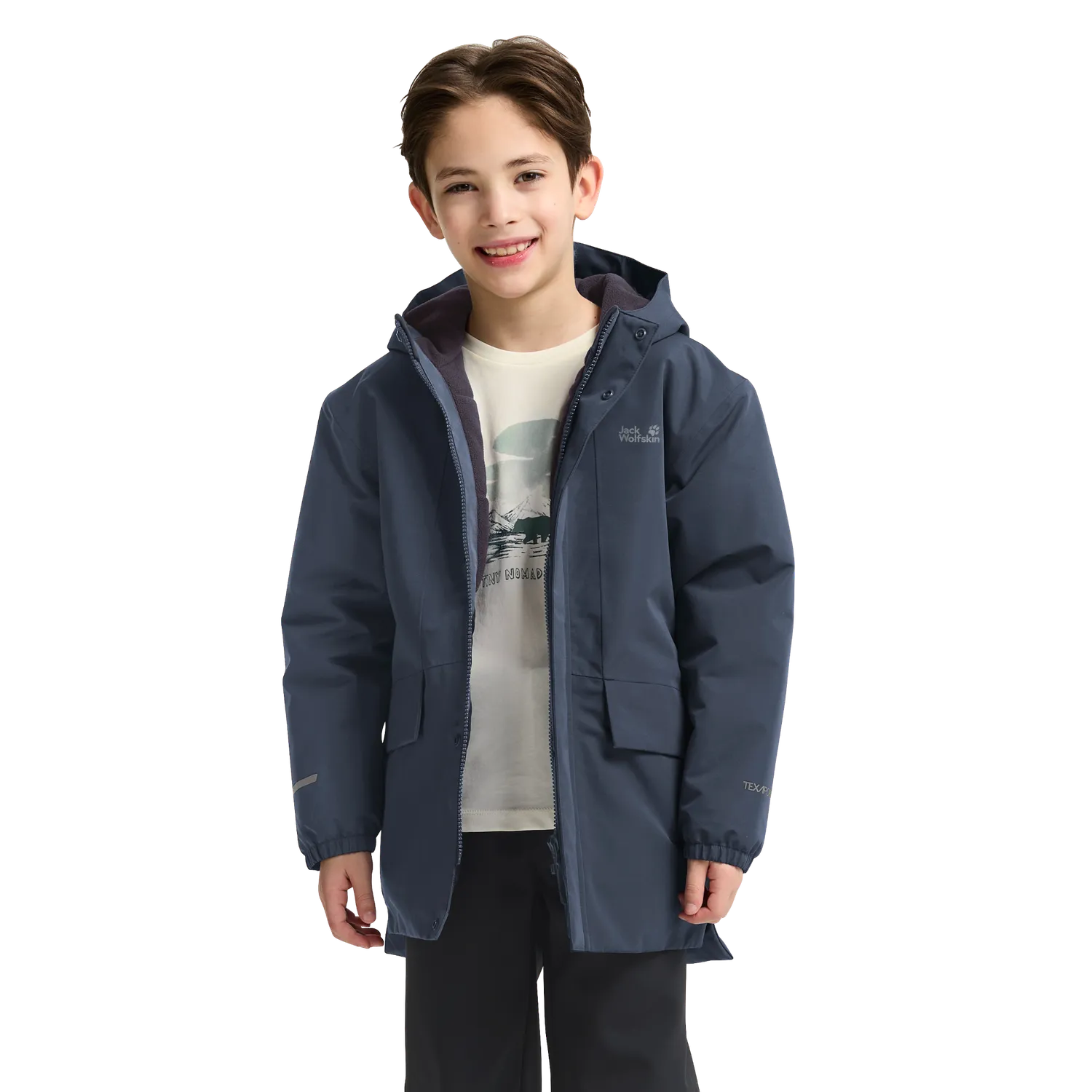 Jack Wolfskin Canvey parka enfant hiver chaude