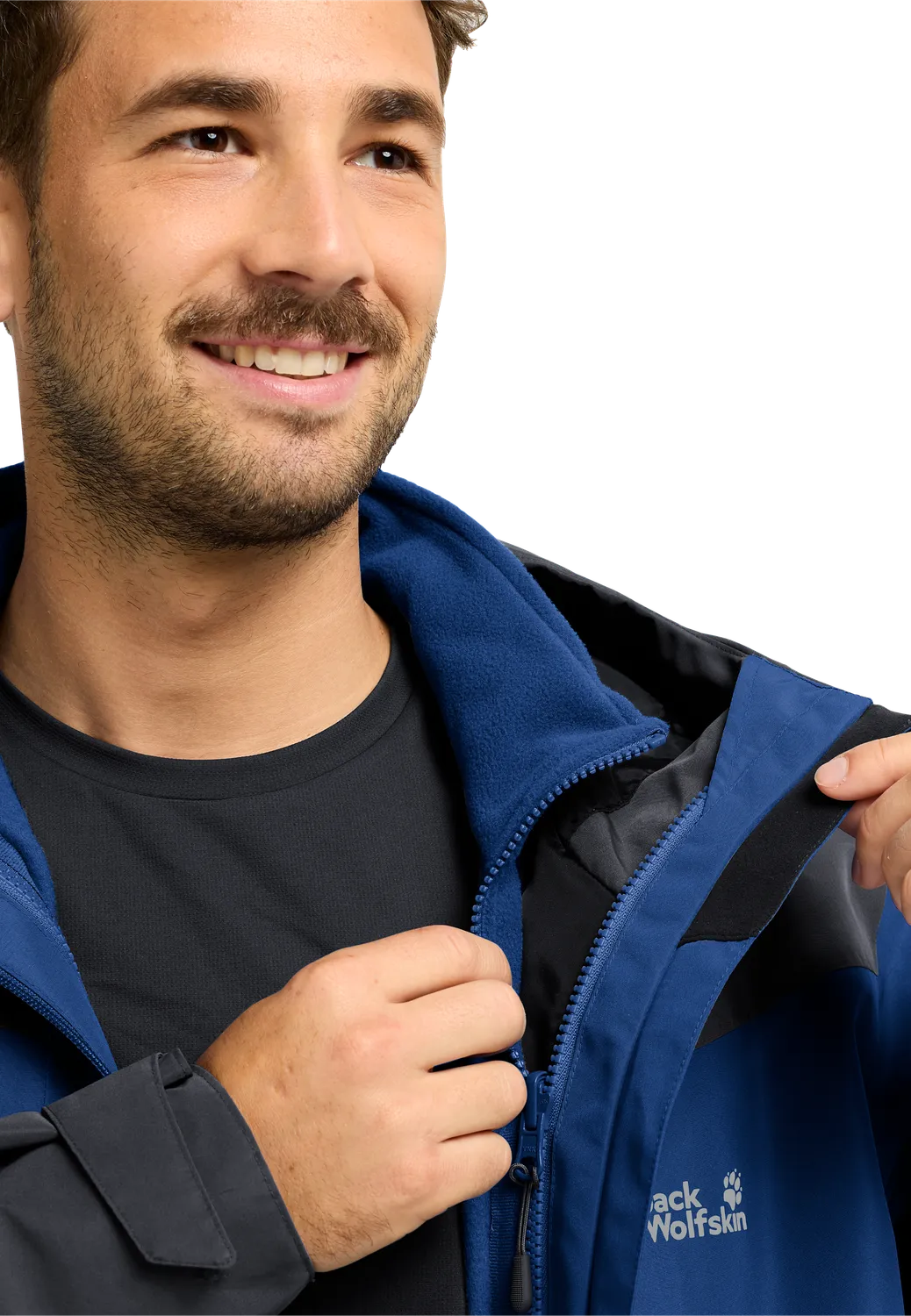 Jack Wolfskin Flextrail 2L veste homme 3-en-1