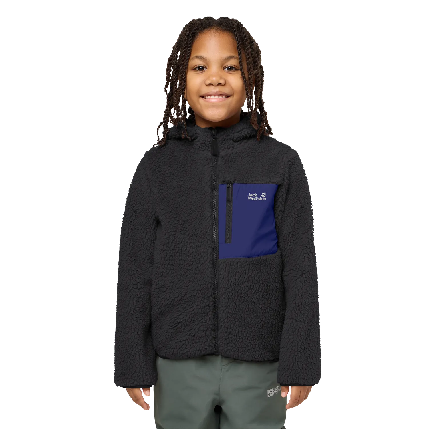 Jack Wolfskin Ice Curl Hood Jacket K veste polaire enfant