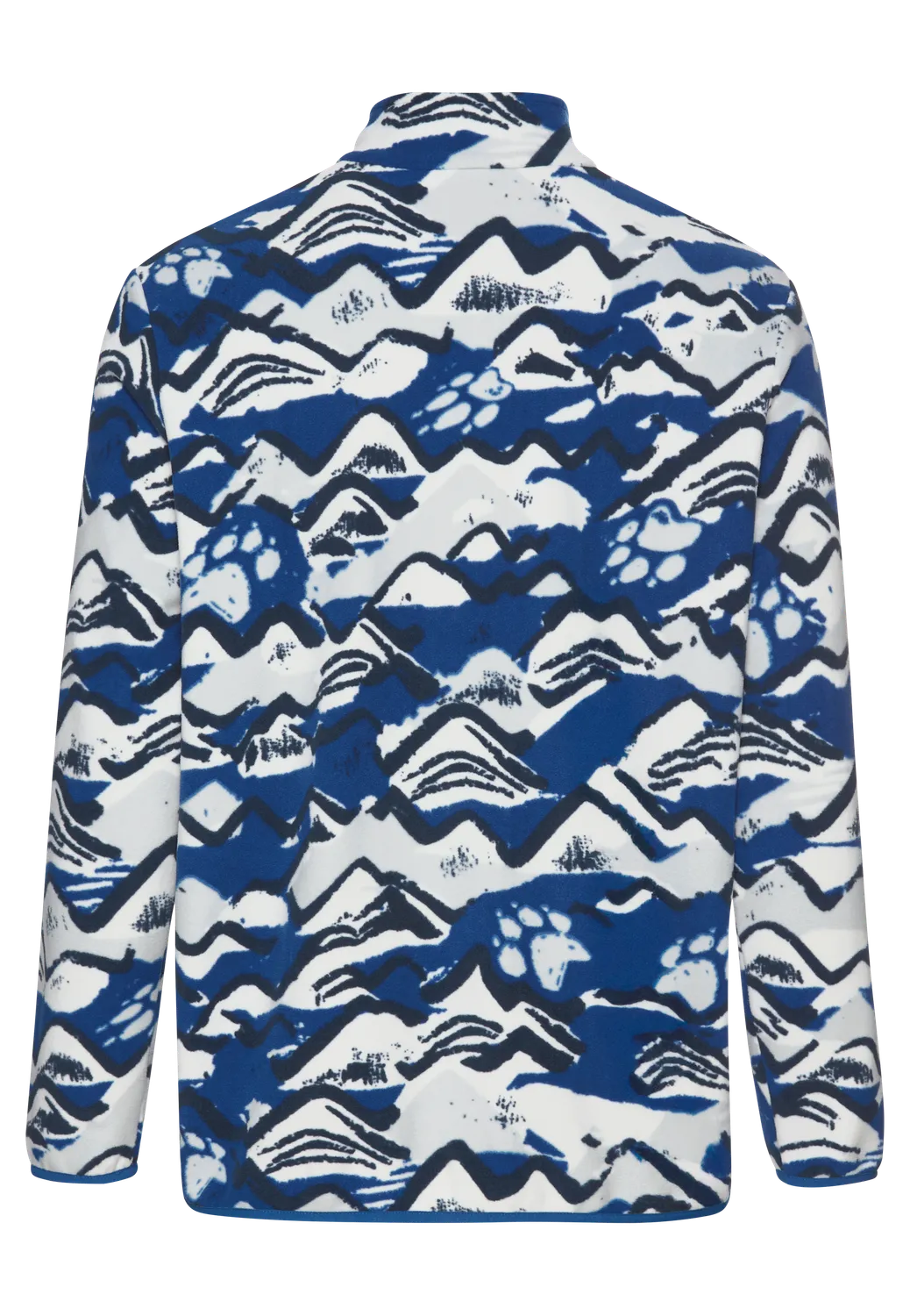 Jack Wolfskin Paw Era 100 Print HZ M pull homme demi-zip