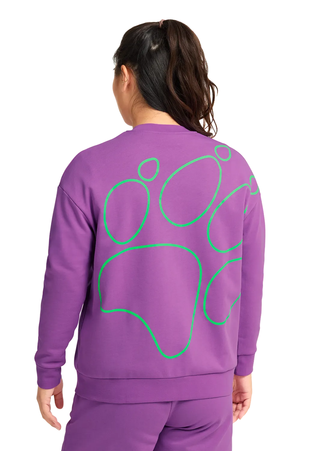 Jack Wolfskin Celebrate Paw Crewneck W sweat femme col rond coton