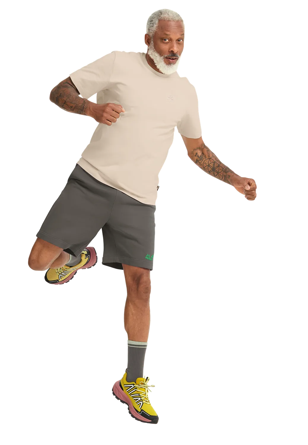 Jack Wolfskin Celebrate The Paw short homme coton