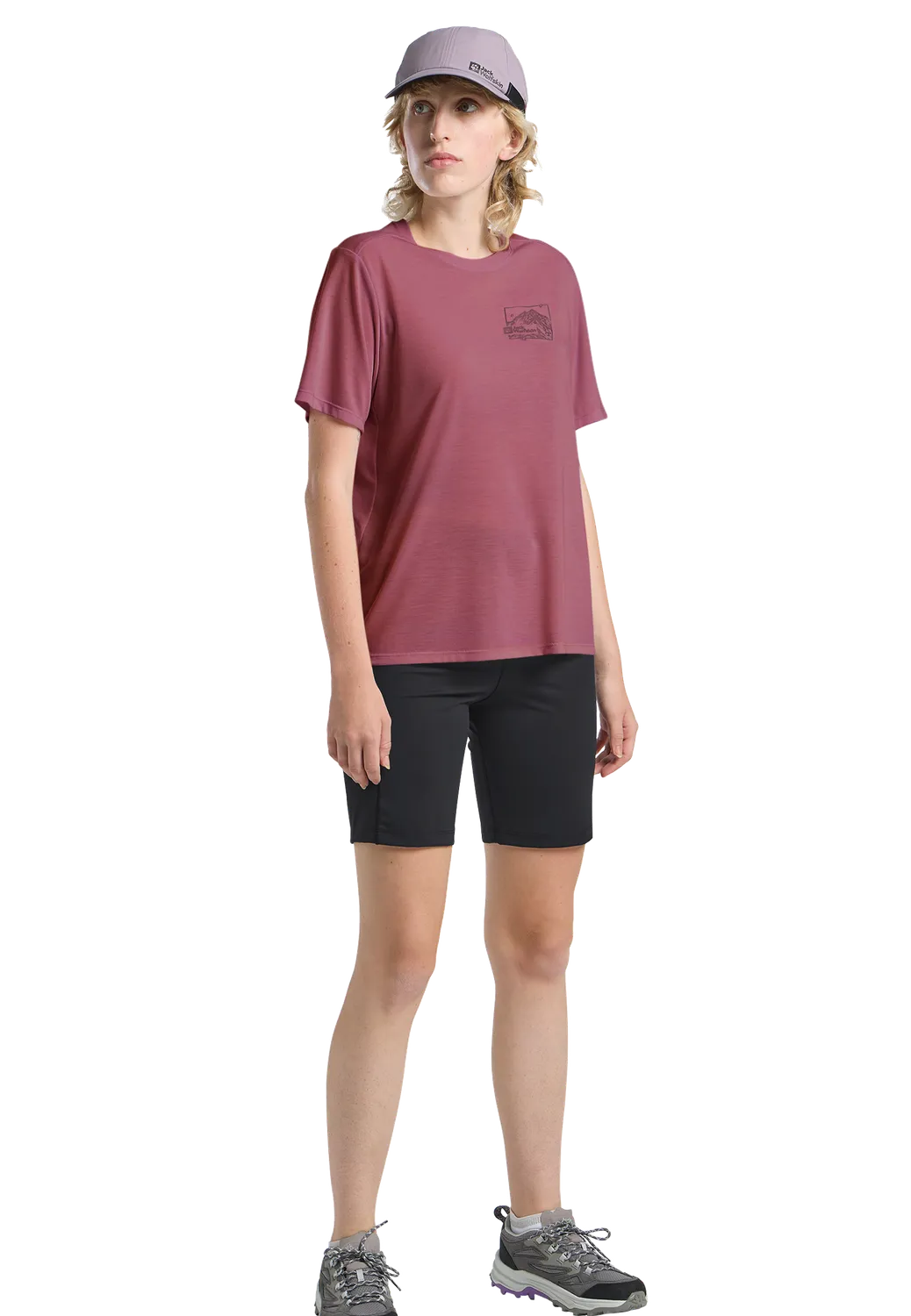 Jack Wolfskin Vonnan Graphic T T-shirt femme anti-odeurs
