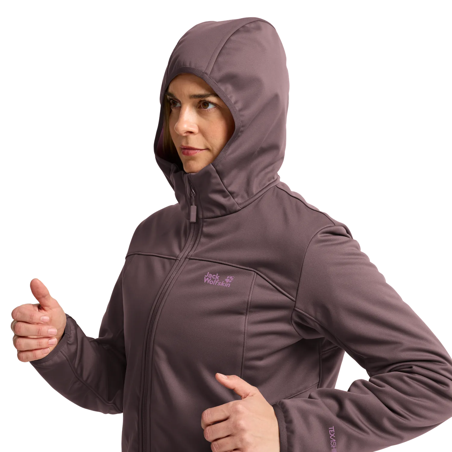 Jack Wolfskin Windhain 2 Coat W manteau femme déperlant