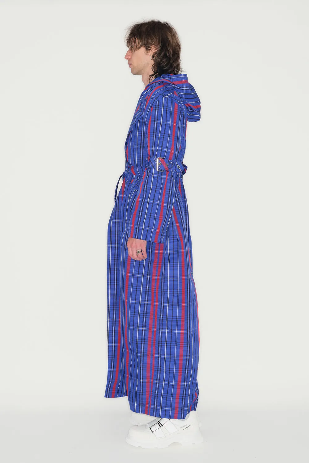 JEANNE FRIOT Resistance Trench veste bomber déperlante bleue