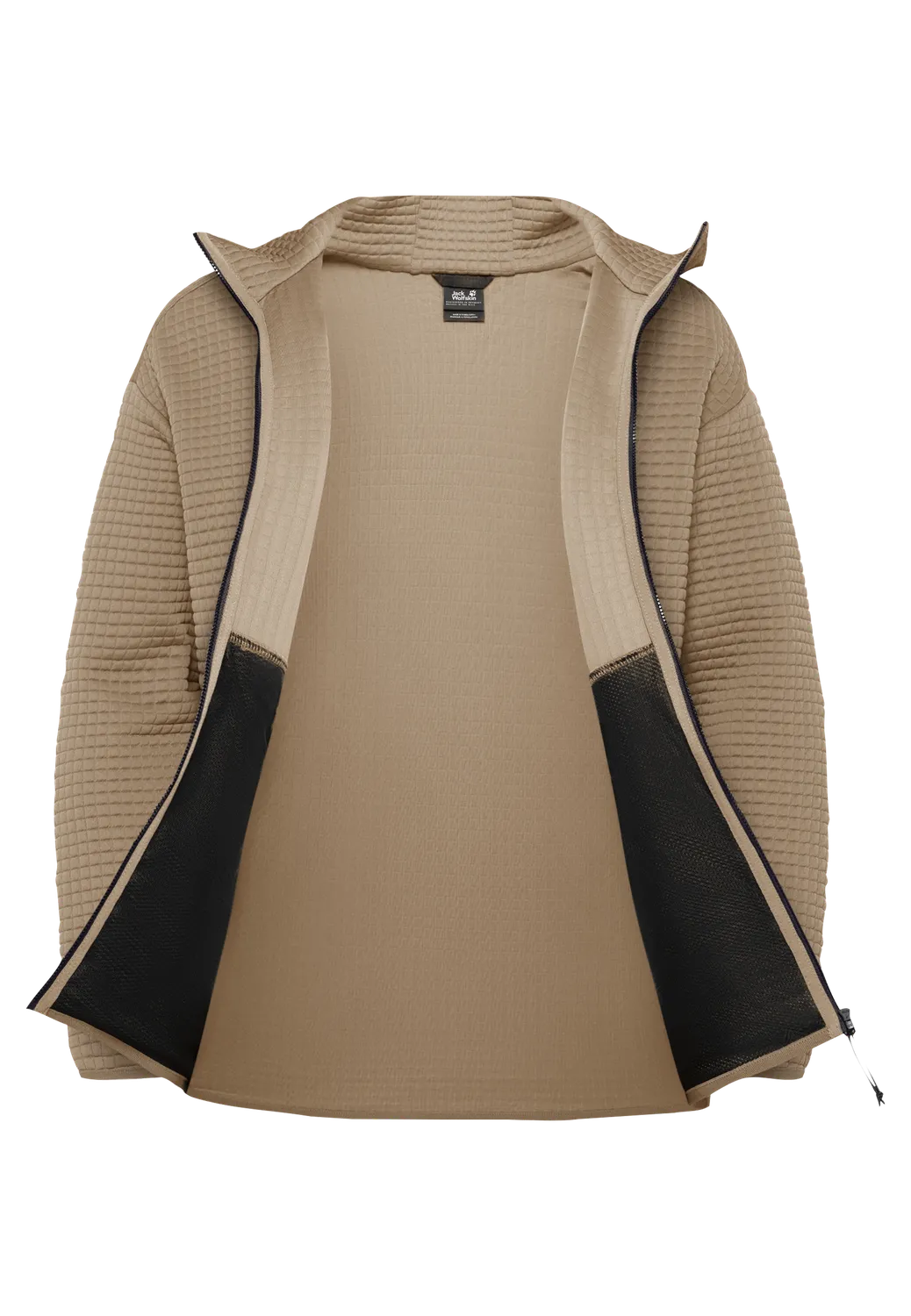 Jack Wolfskin Mogari Hooded FZ M polaire homme gaufrée