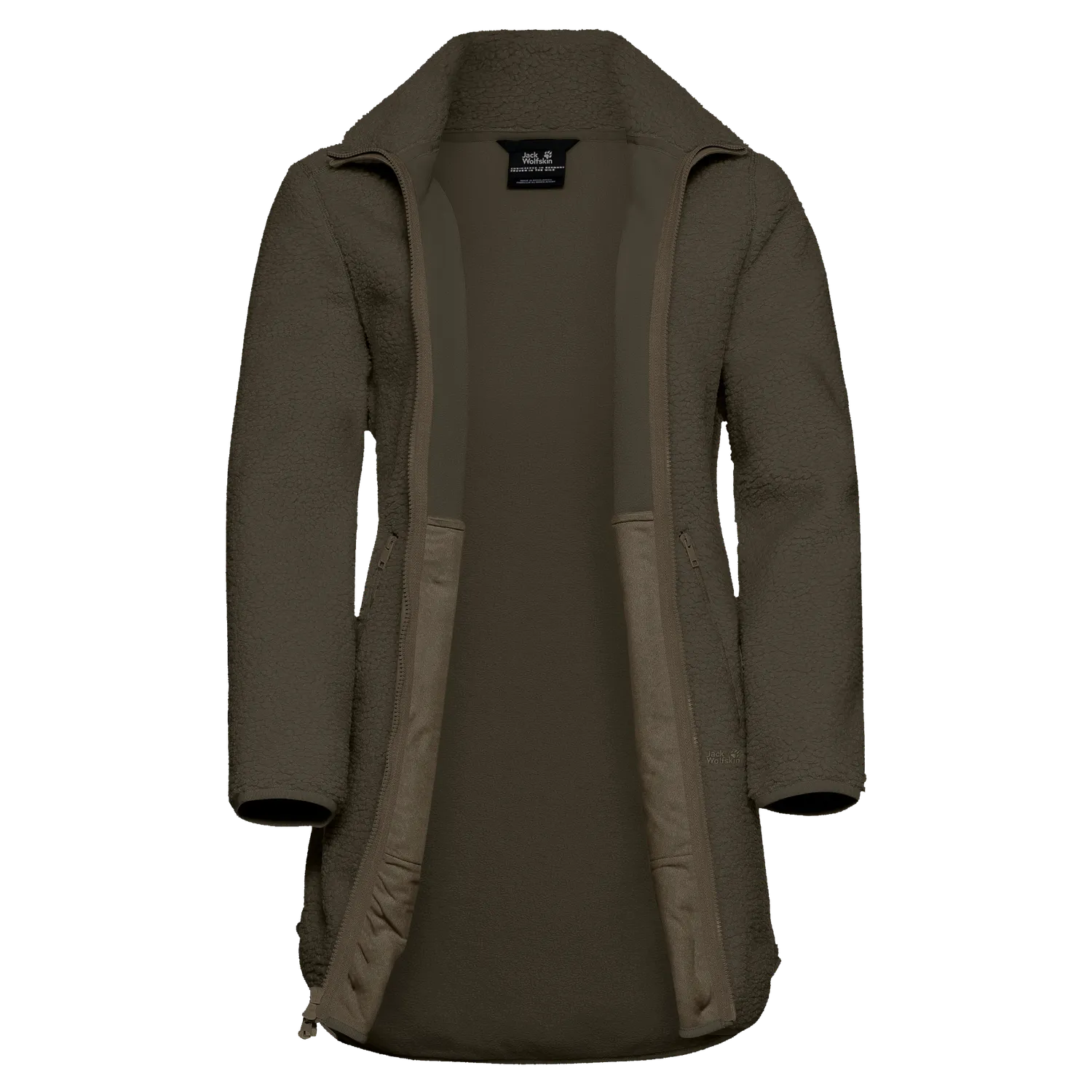 Jack Wolfskin High Curl Coat W manteau femme sherpa long