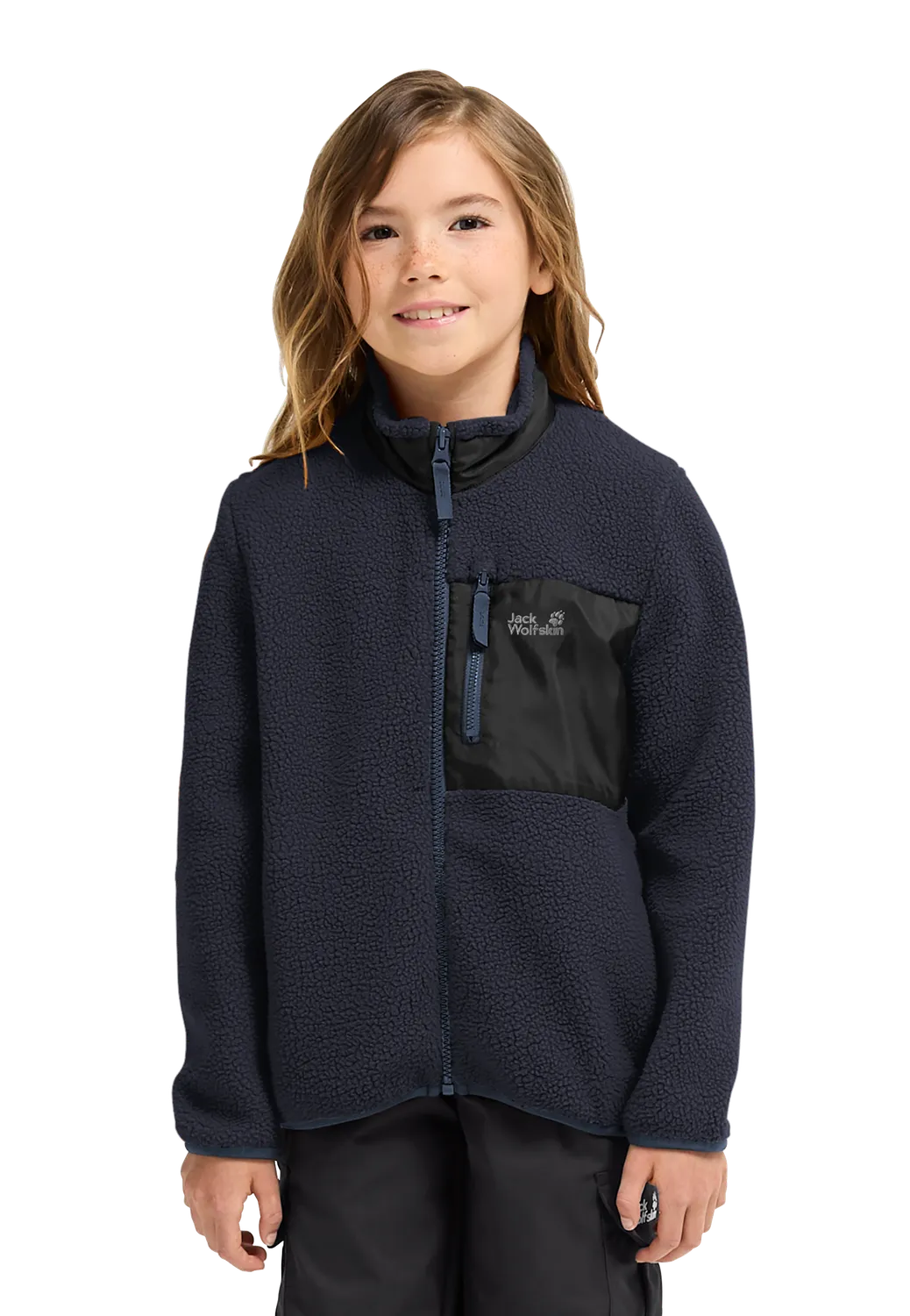 Jack Wolfskin Lite Curl FZ K polaire enfant zippée chaude