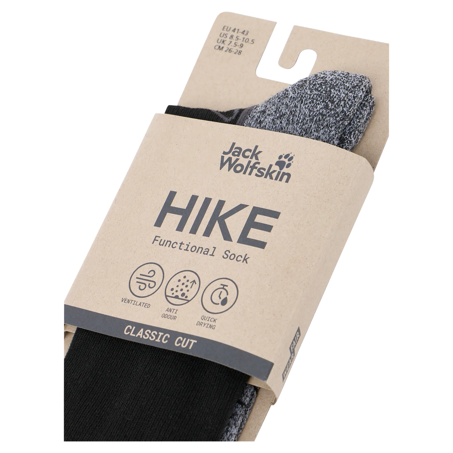 Jack Wolfskin Vojo Light Sock chaussettes rando légères anti-odeur