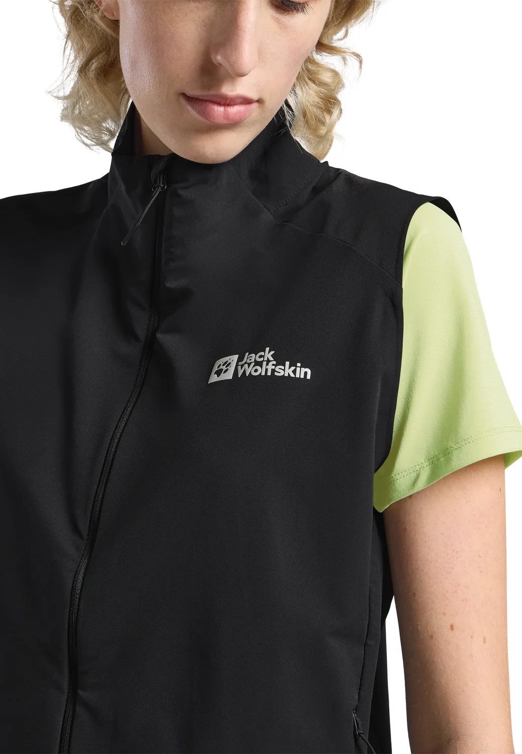 Jack Wolfskin Prelight Stride Vest W gilet femme coupe-vent