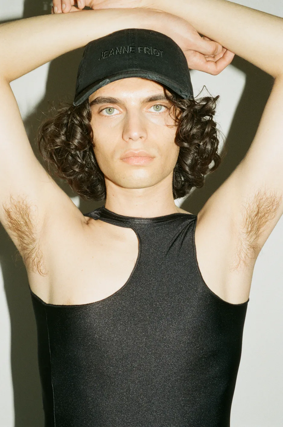 Jeanne Friot Logo Cap casquette coton noire
