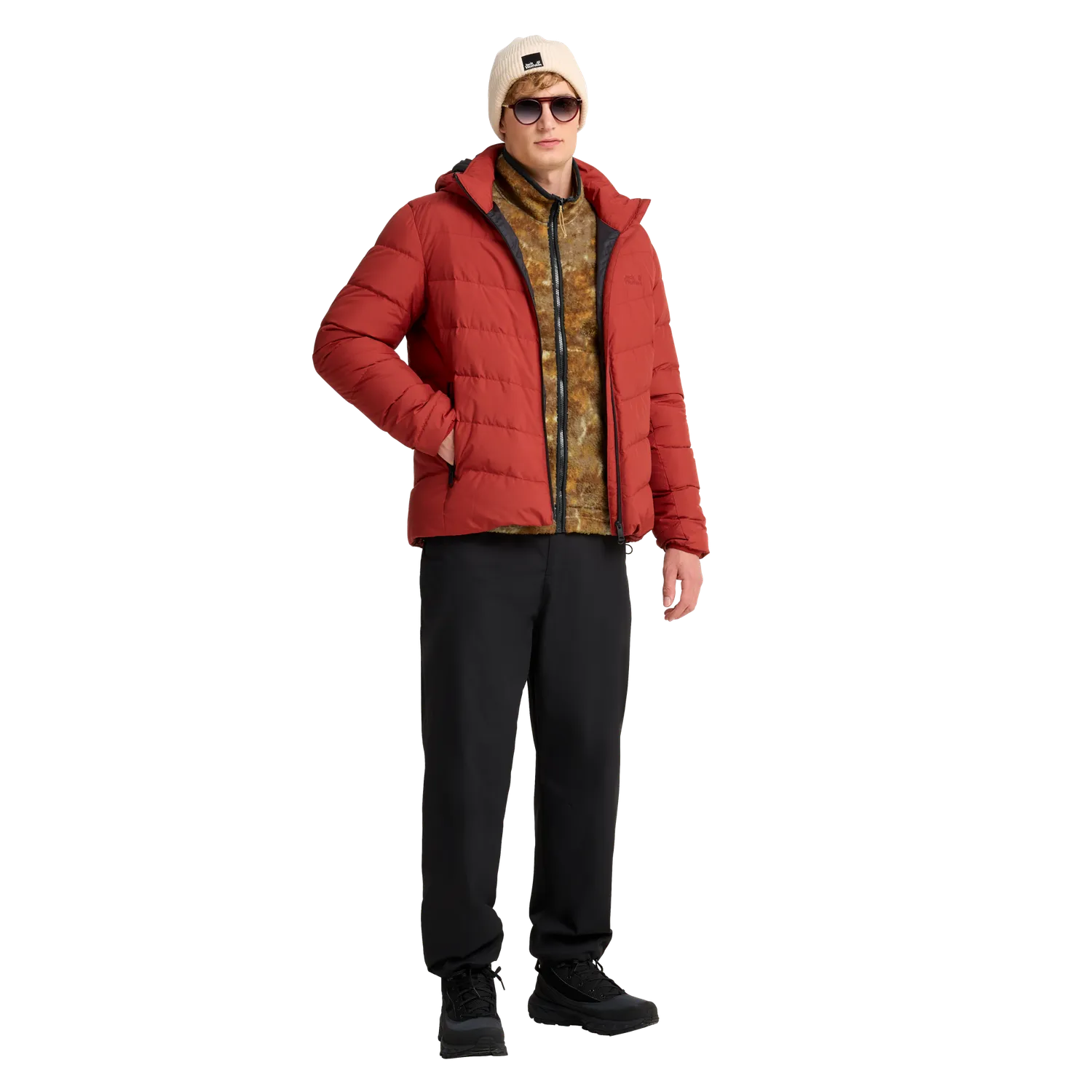 Jack Wolfskin Stone Lite AOP JKT M veste sherpa imprimée