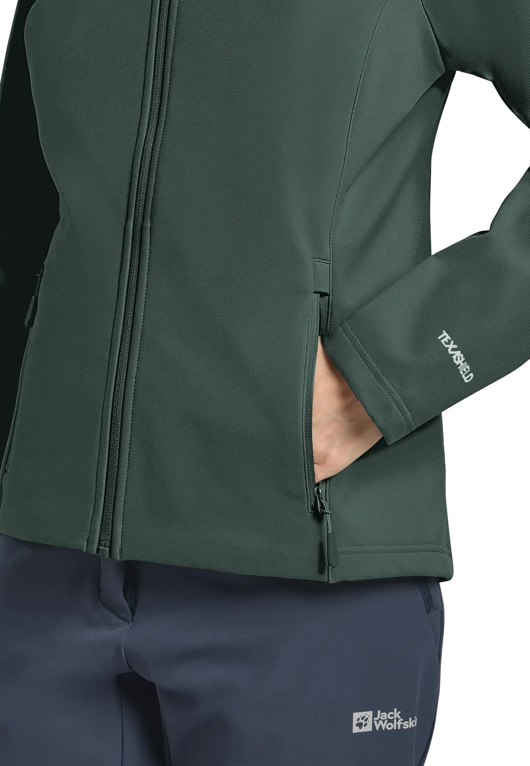Jack Wolfskin Bornberg Hoody W veste softshell femme coupe-vent