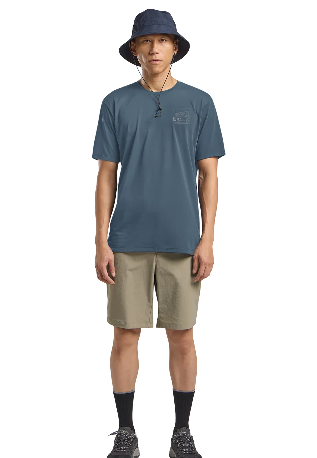 Jack Wolfskin Vonnan Graphic T M t-shirt rando anti-odeur
