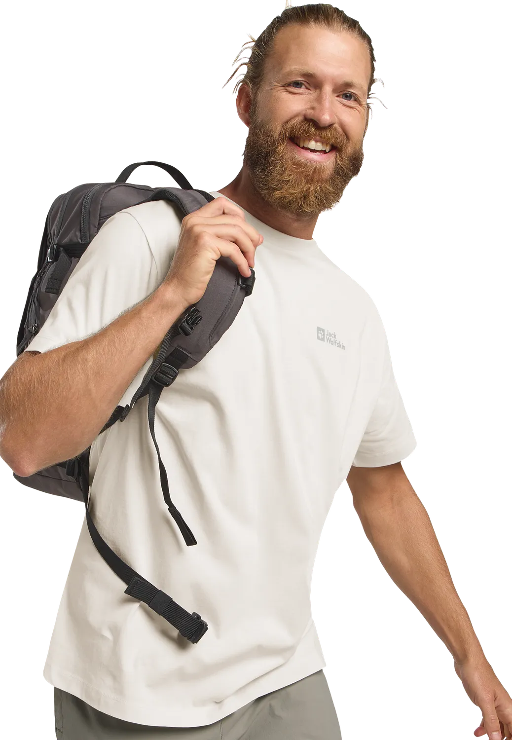 JACK WOLFSKIN ESSENTIAL T M t-shirt coton bio