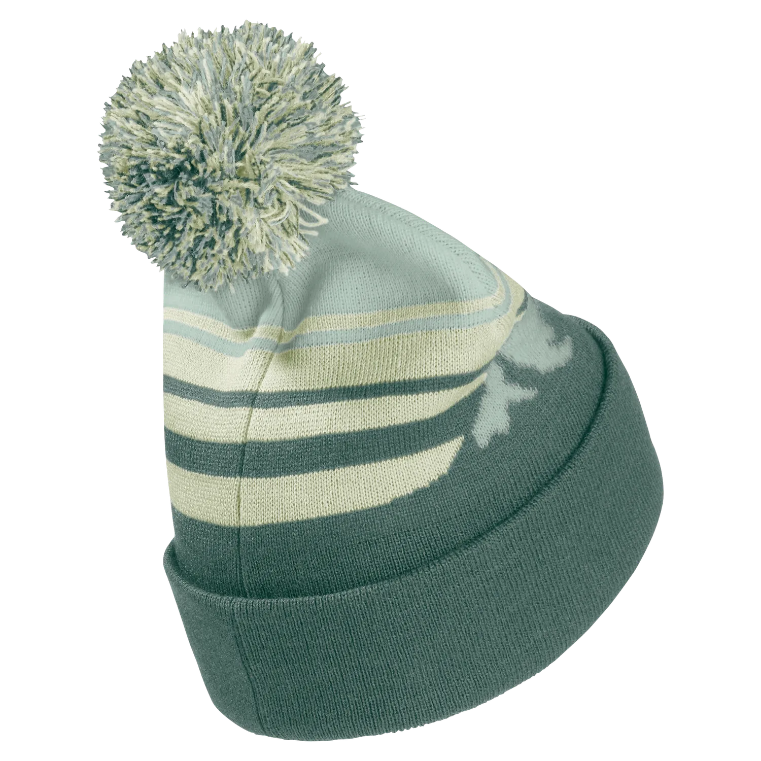 Jack Wolfskin Stripy Pompom Beanie K bonnet enfant chaud