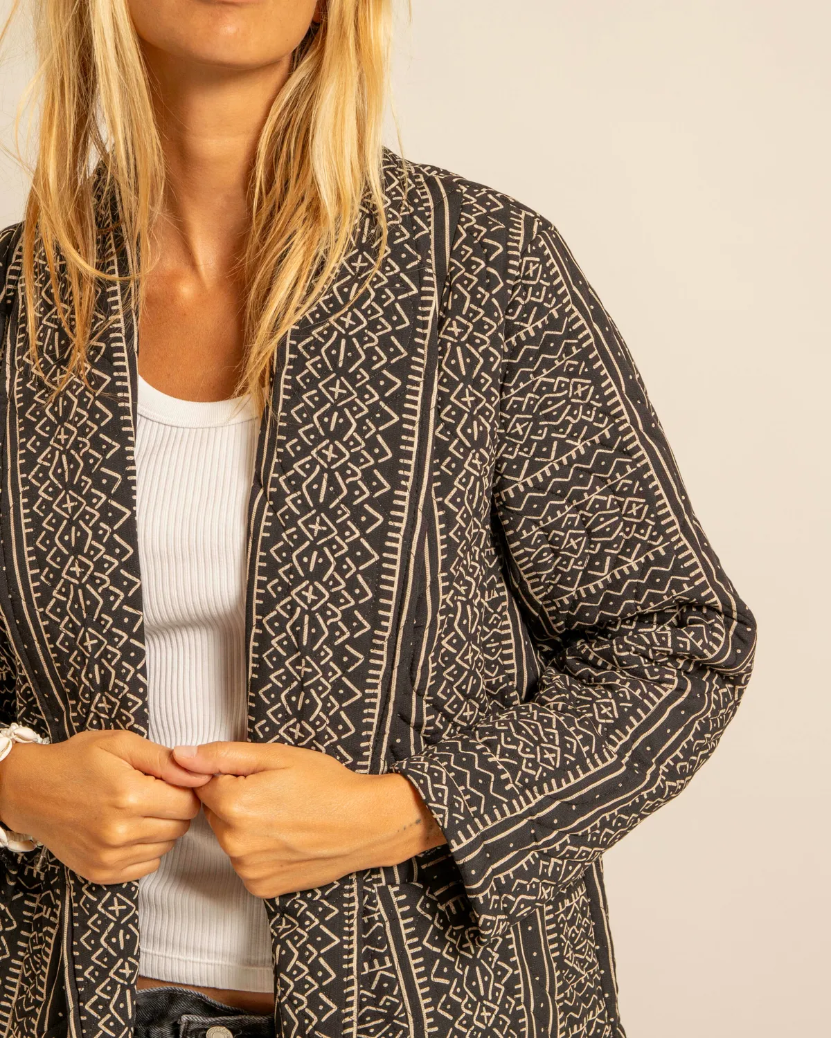 Aokyanos Cuba Mendoza blazer viscose imprimé