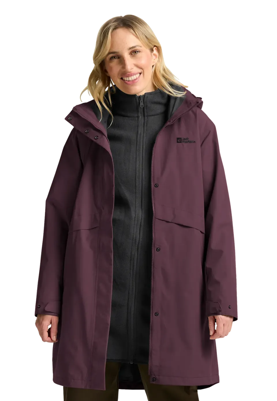 Jack Wolfskin Baylight 3in1 Coat W manteau femme imperméable
