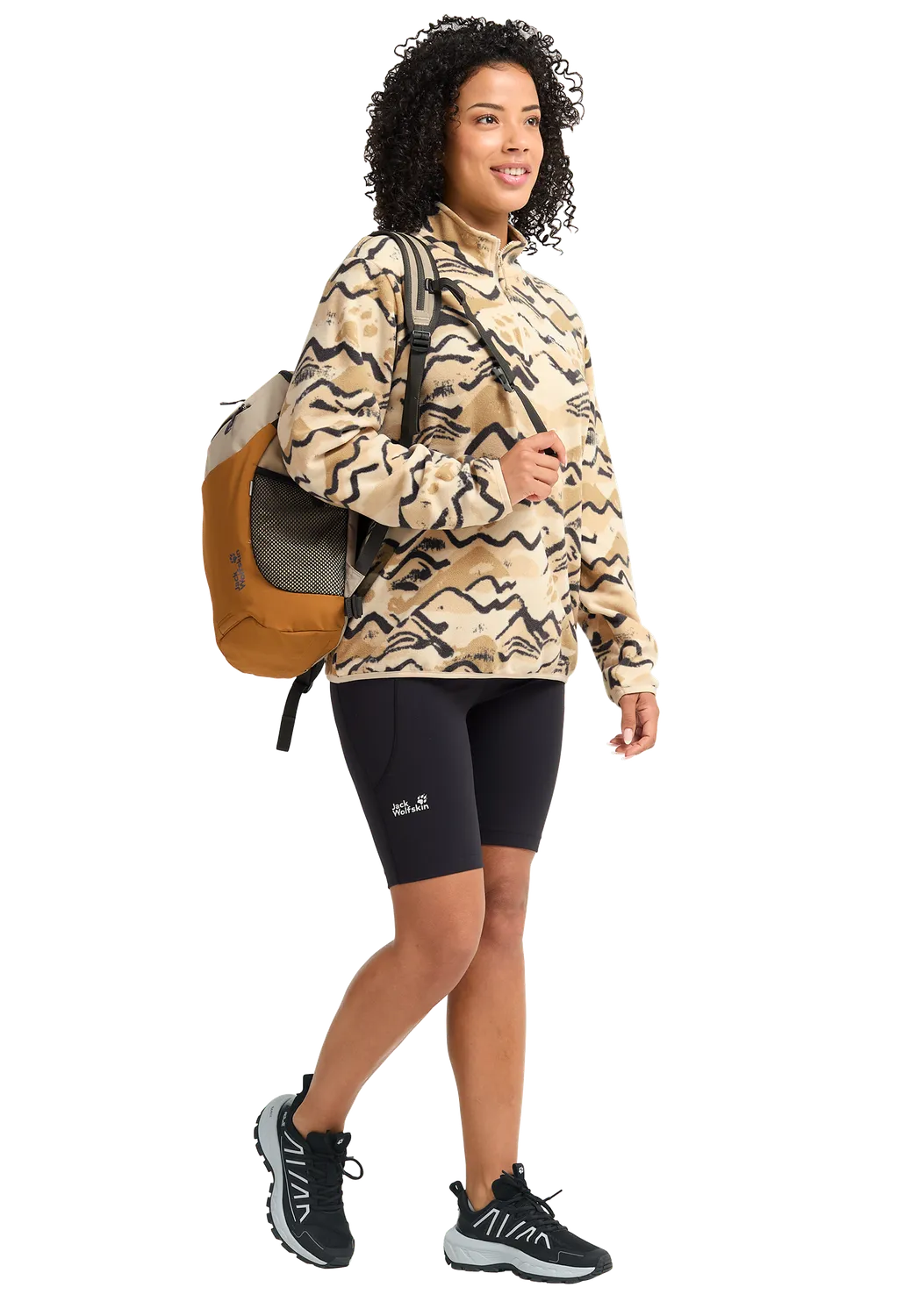 Jack Wolfskin Paw Era 100 Print HZ W pull polaire femme
