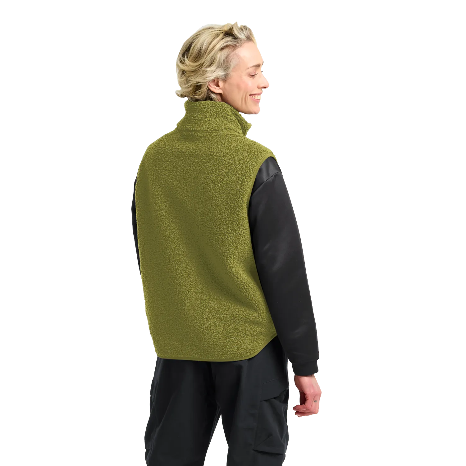 Jack Wolfskin High Curl Vest W gilet sherpa femme chaud