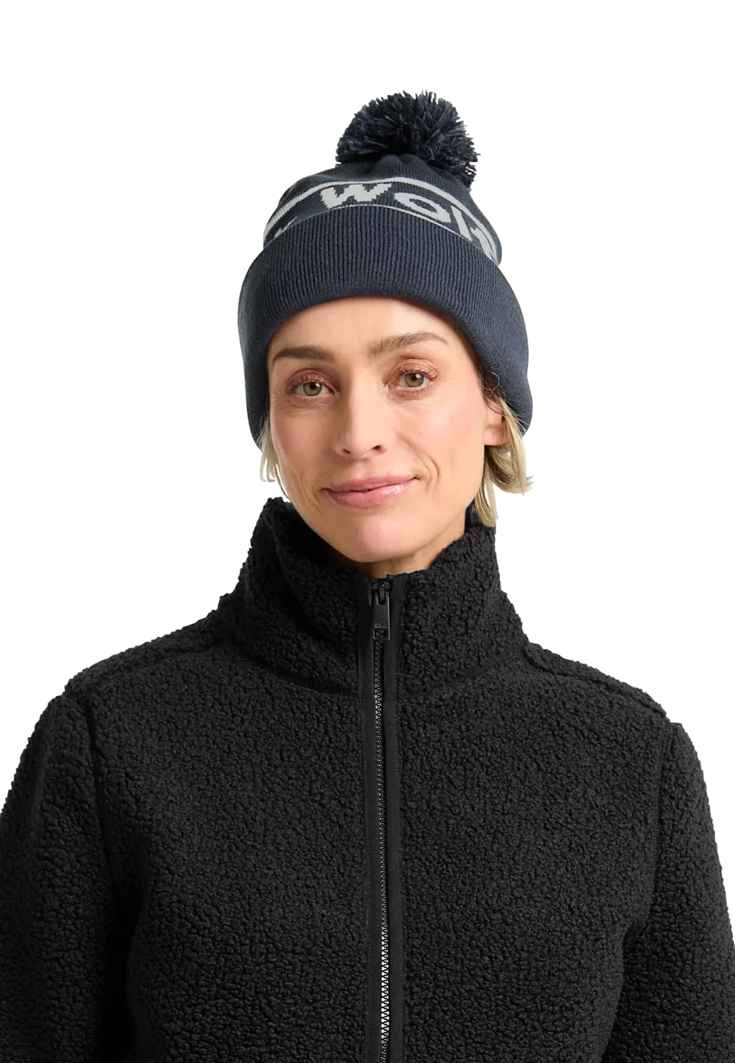 Jack Wolfskin Jack Beanie bonnet pompon acrylique