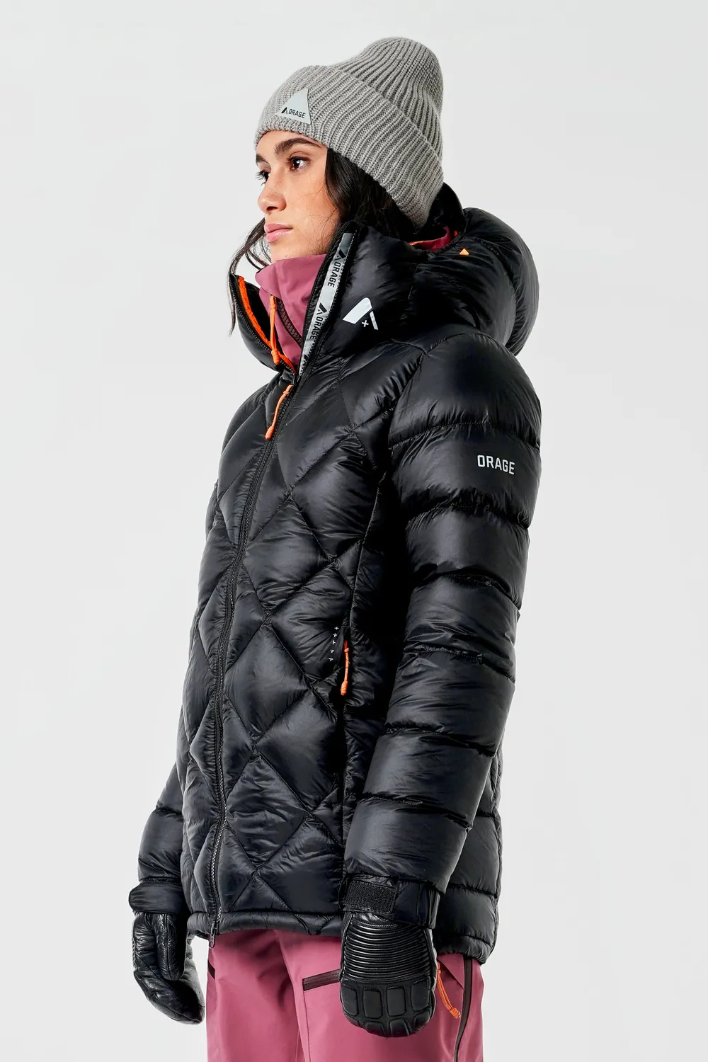 Orage Whitecap parka hiver femme noir duvet coupe-vent