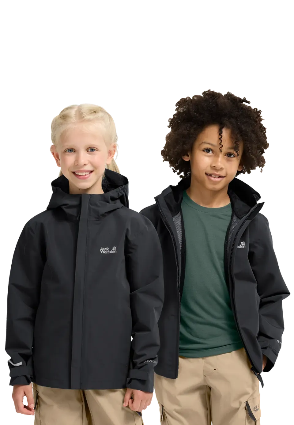 Jack Wolfskin Haze 2L JKT K veste pluie enfant Texapore