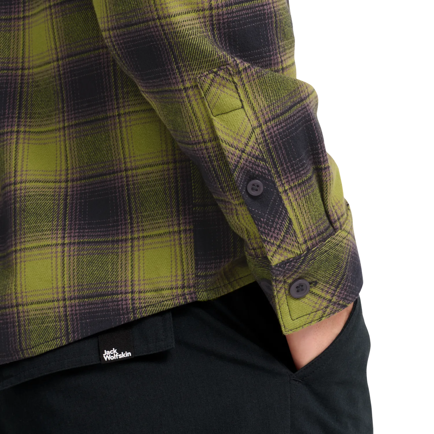 Jack Wolfskin Baja Flannel Shirt M chemise homme carreaux