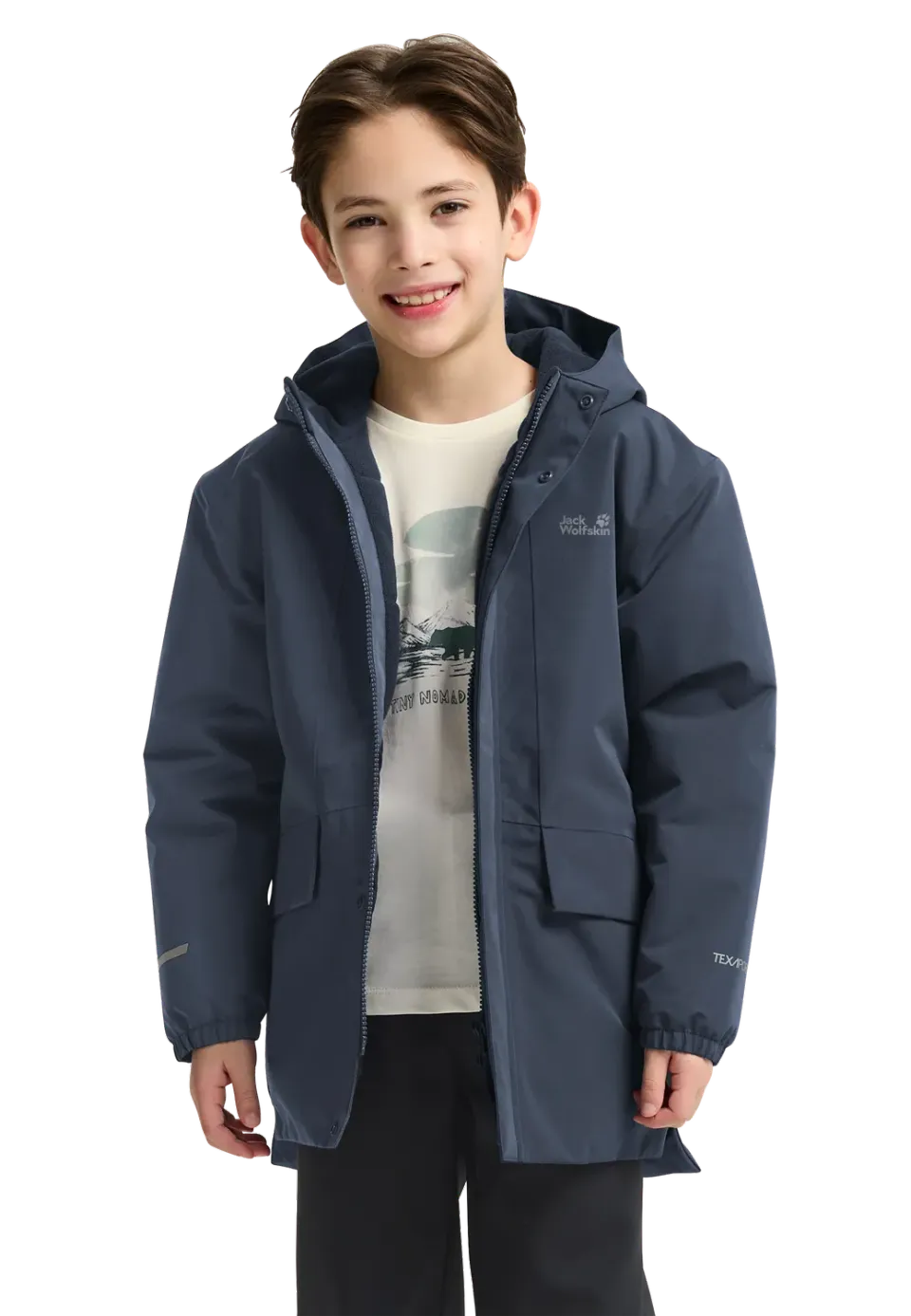 Jack Wolfskin Canvey parka enfant hiver chaude