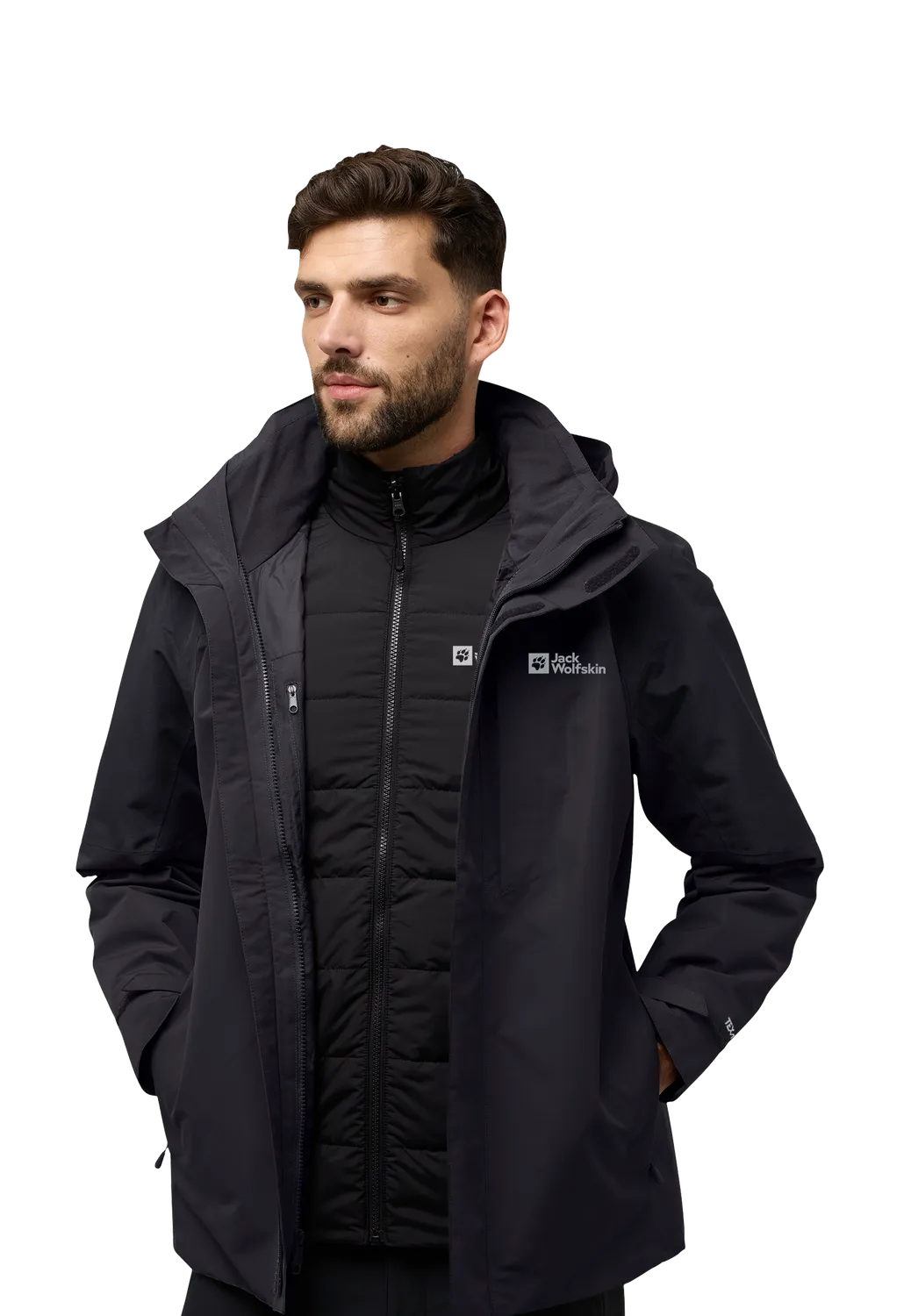 Jack Wolfskin Romberg 3in1 Jkt M veste 3-en-1 imperméable
