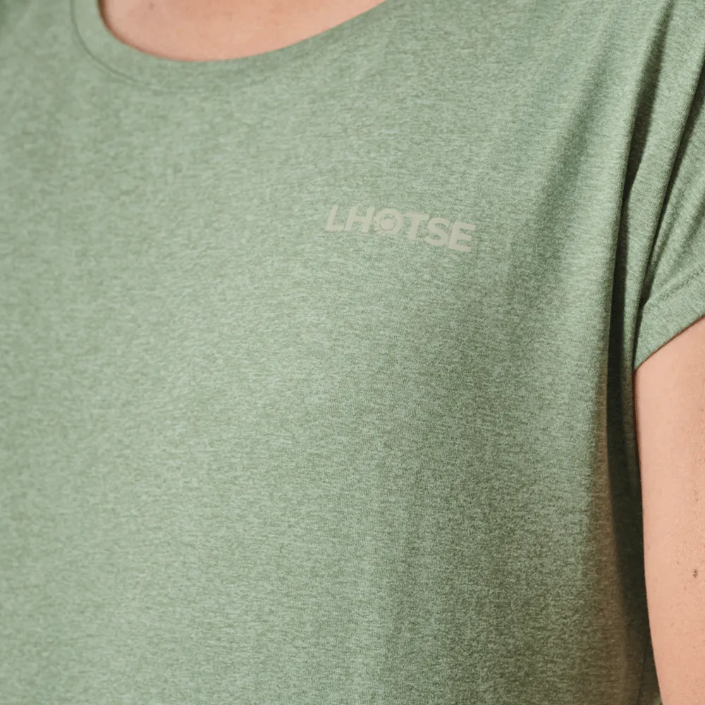 Lhotse Selena moss green t-shirt vert séchage rapide
