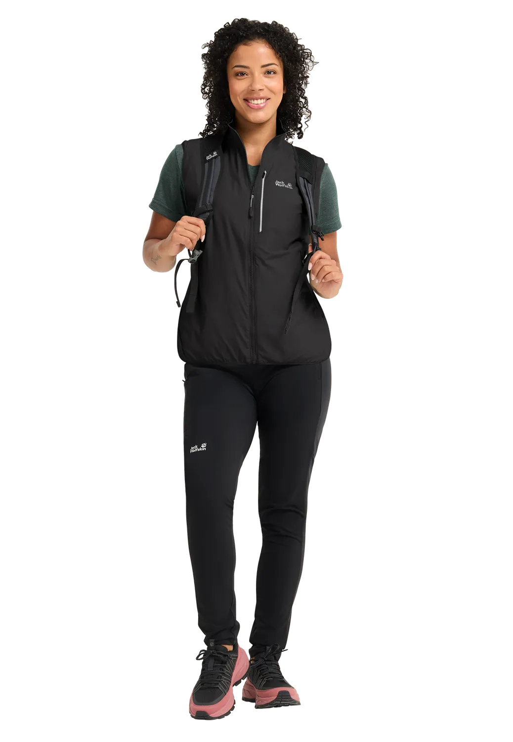 Jack Wolfskin Trail Light Ins 2in1 Vest W gilet femme réversible