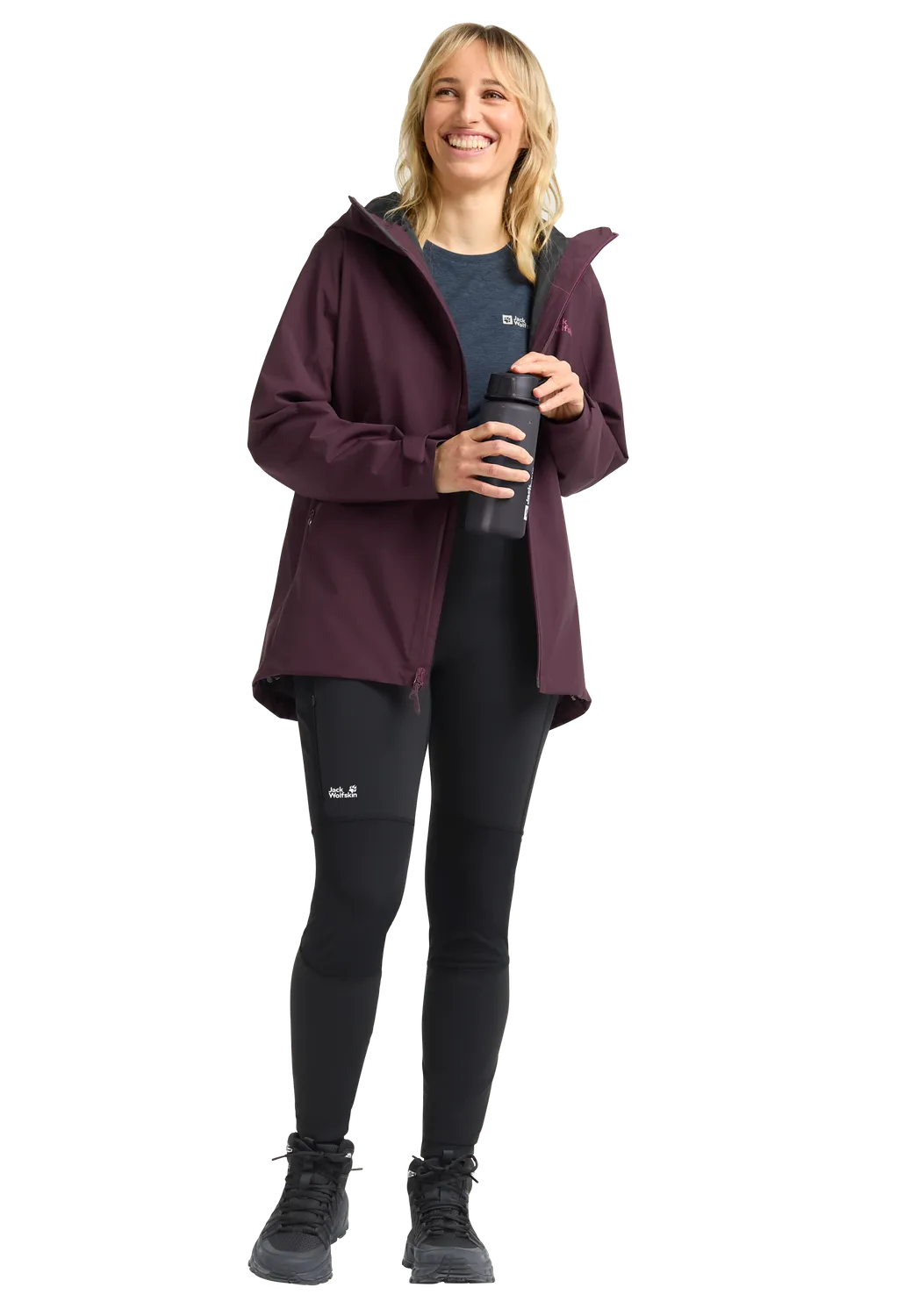 Jack Wolfskin Hike With Me Tights W legging femme coupe-vent