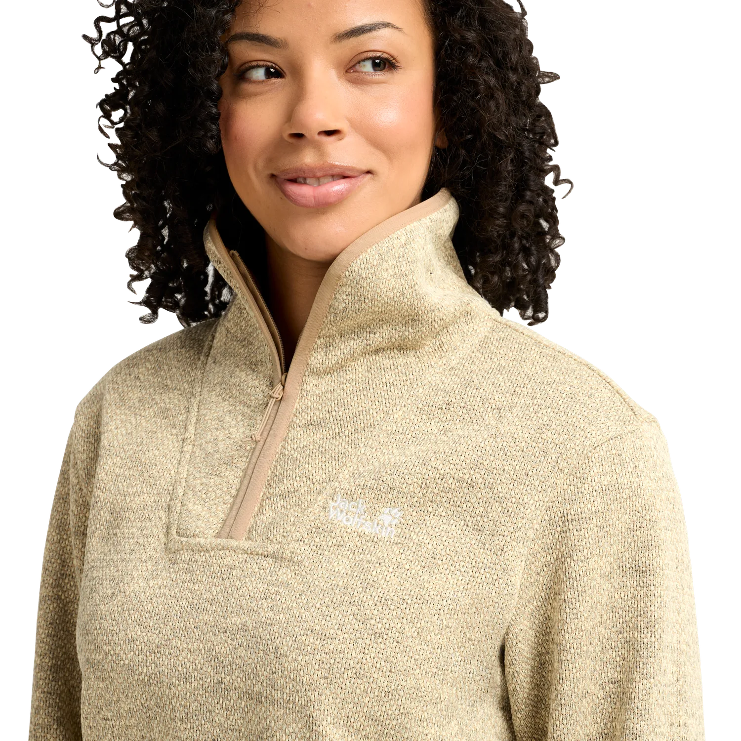 Jack Wolfskin Pinetrail HZ W pull polaire femme mi-zip