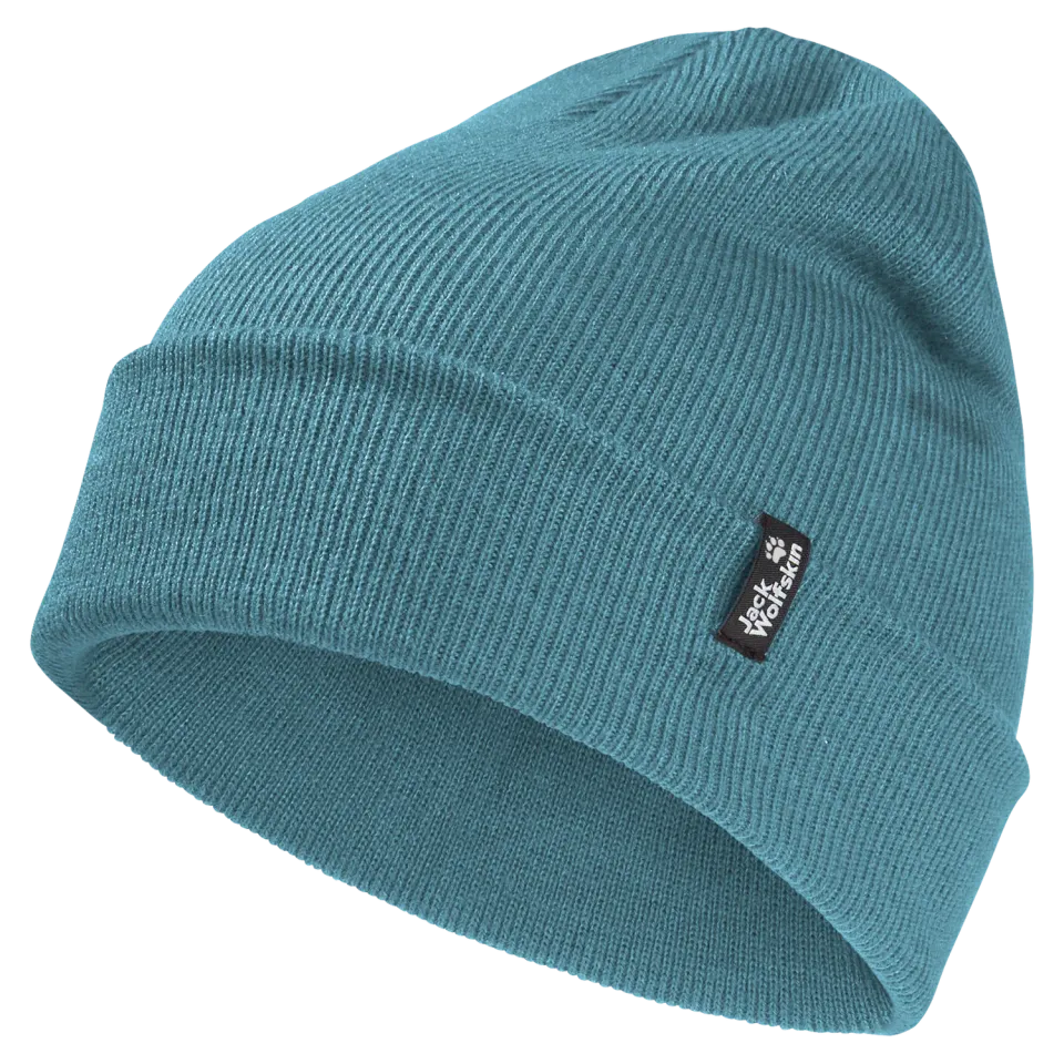 Jack Wolfskin Rib Beanie bonnet hiver côtelé taille unique