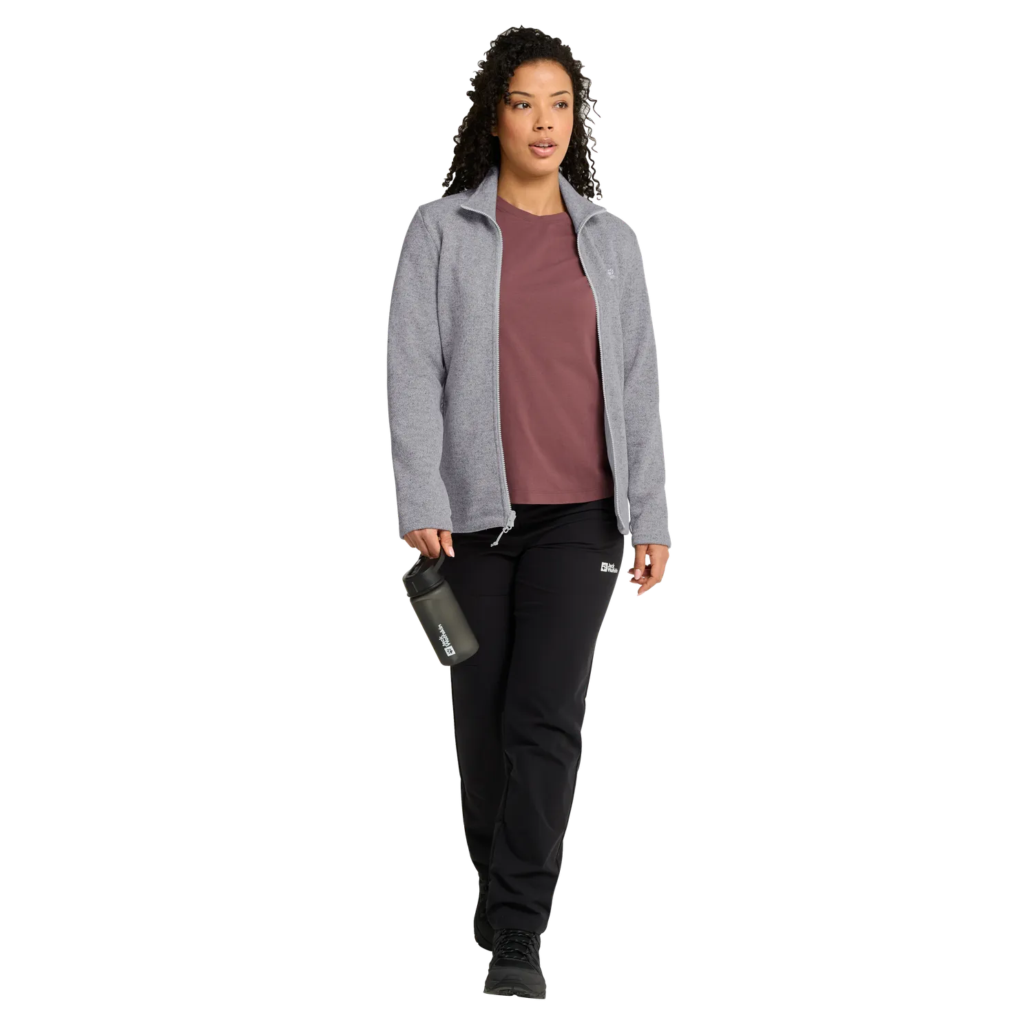 Jack Wolfskin Pinetrail FZ W polaire zippée femme 3-en-1