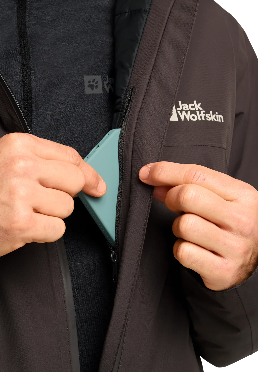 Jack Wolfskin Wisper Ins Jkt M veste imperméable homme matelassée