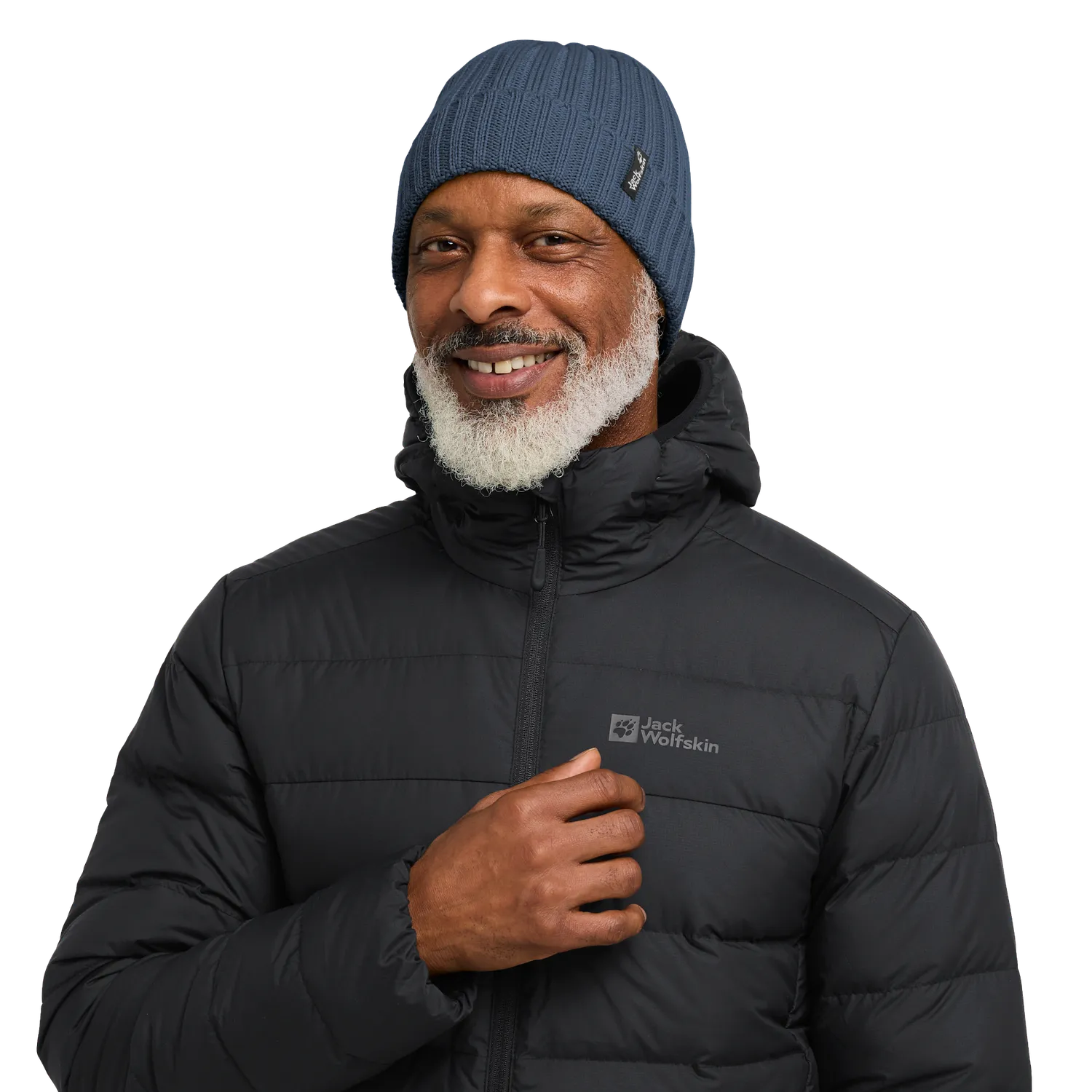 Jack Wolfskin Rib Knit Beanie bonnet taille unique doublé polaire