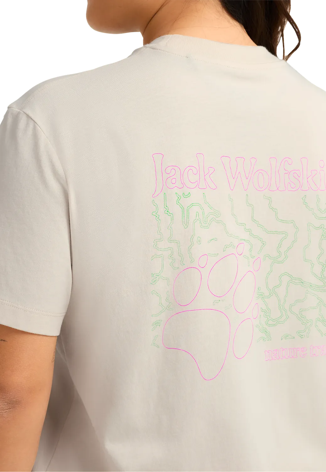 Jack Wolfskin Celebrate The Paw T W t-shirt coton
